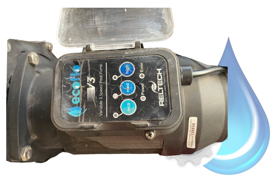 Reltech EcoFlo V3 Pool Pump – Reconditioned - 1 year warranty - Image 3